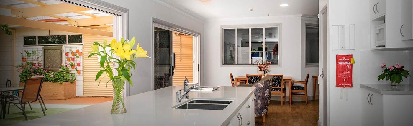 internal homstyle kitchen at whiddon mudgee